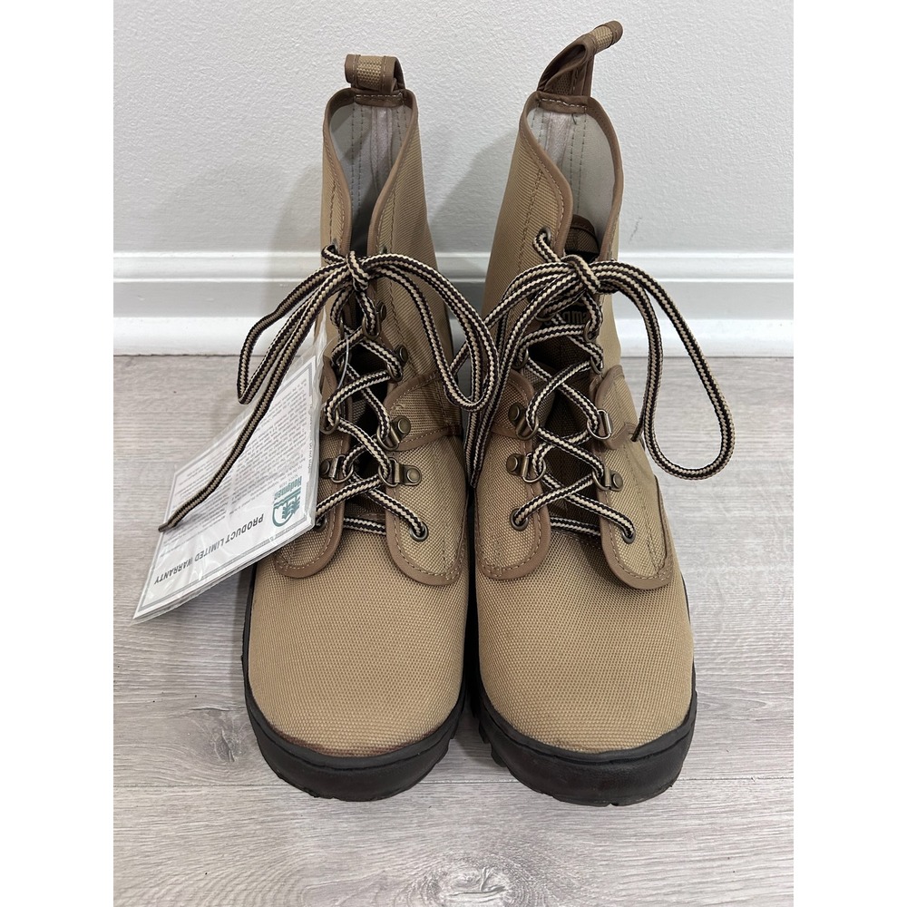 Hodgman 19212 Mens Beige Canvas Wading Boots High Top‎ Fishing Shoes Size 12 NEW